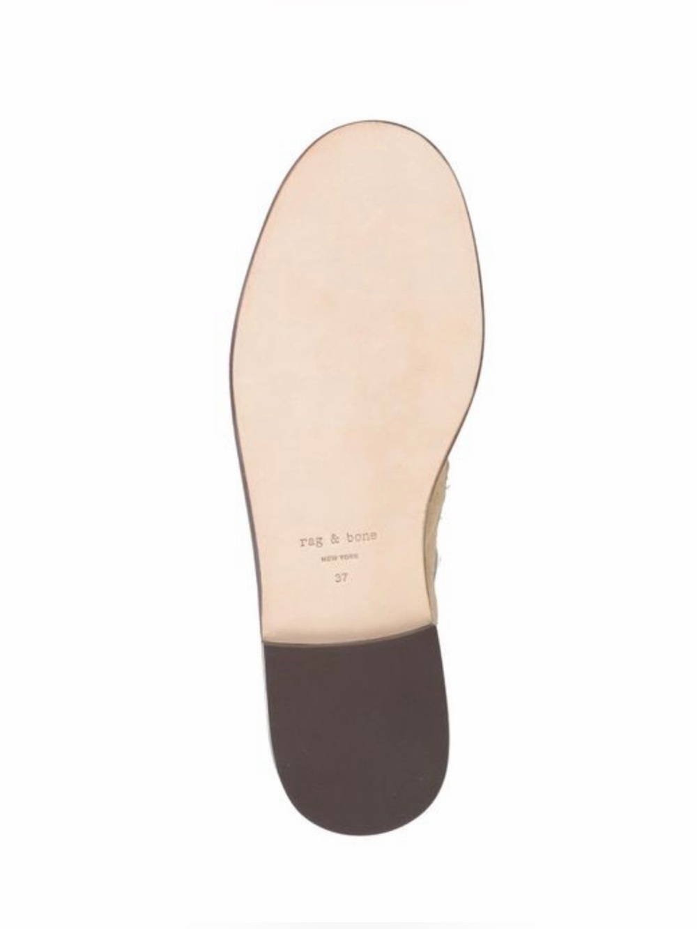 rag & bone Carter Boat Shoe in Macadamia - Picture 4 of 7